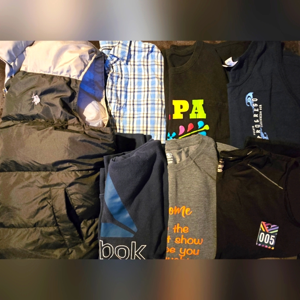 Lot/Bundle of 7 Mens Tops (2X-3X)